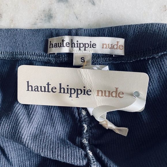NWT Haute hippie Intimate Ribbed Cotton Cheekies - Picture 5 of 5